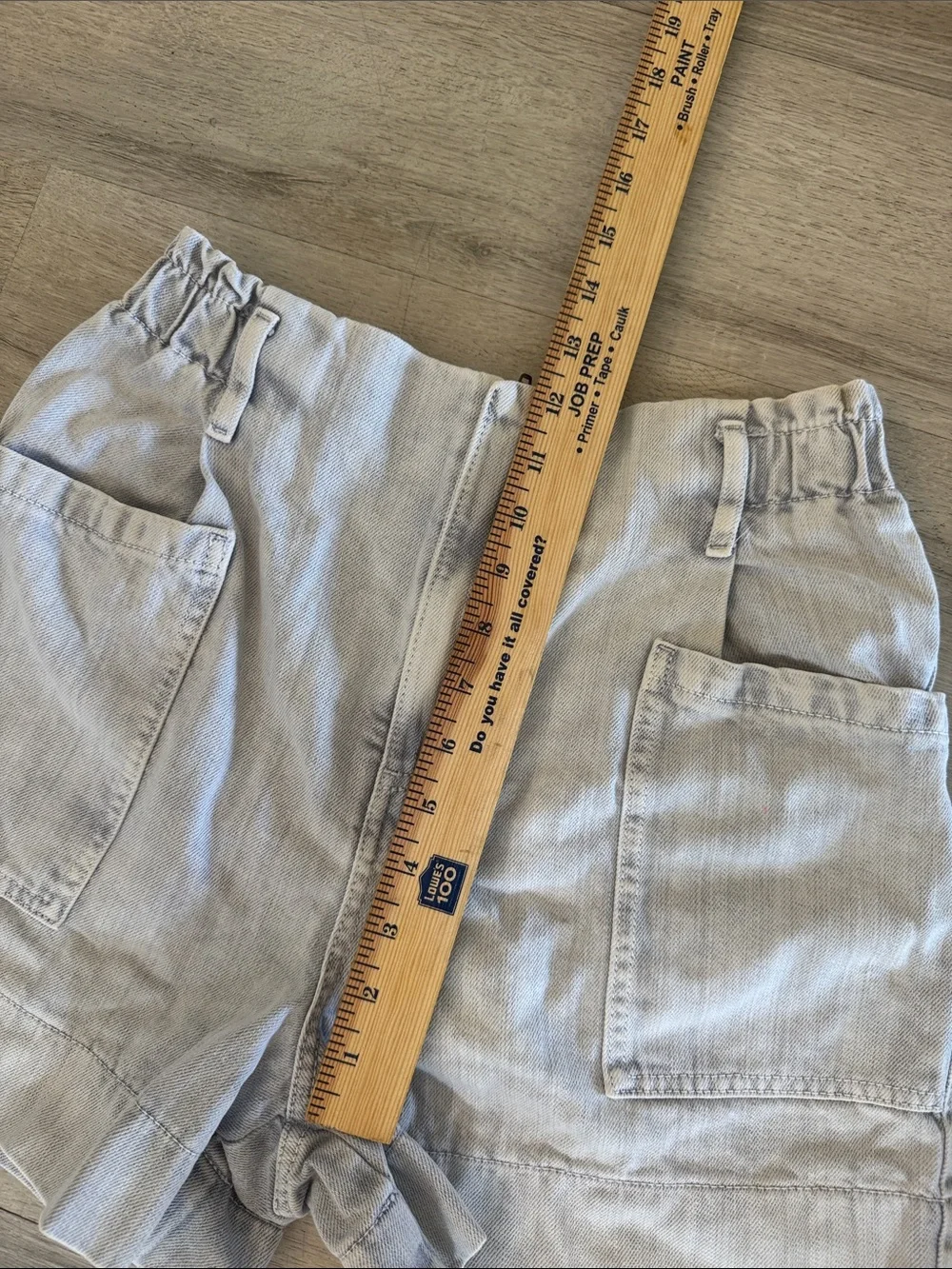 Anthropologie Pilcro Ultra High Rise Acid Wash Denim Shorts 26 Slim Boyfriend - Picture 7 of 12